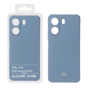 قاب نیو سیلیکون محافظ لنزدار RFF مدل Xiaomi Redmi 13C / Poco C65 - آبی فیلی (پک دار)