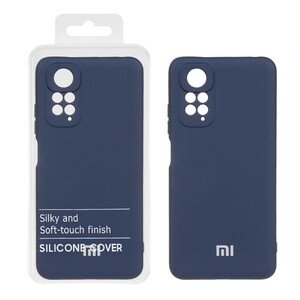 قاب نیو سیلیکون محافظ لنزدار RFF مدل Xiaomi Redmi Note 11 4G / Redmi Note 11S - سرمه ای (پک دار)