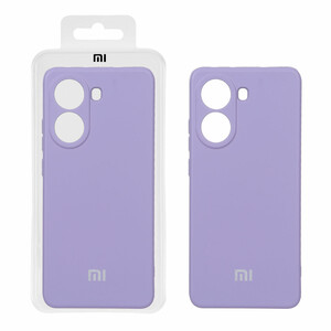 قاب نیو سیلیکون محافظ لنزدار RFF مدل Xiaomi Poco X7 Pro - بنفش روشن (پک دار)