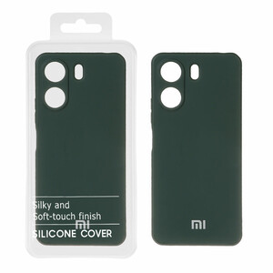 قاب نیو سیلیکون محافظ لنزدار RFF مدل Xiaomi Redmi 13C / Poco C65 - سبز تیره (پک دار)