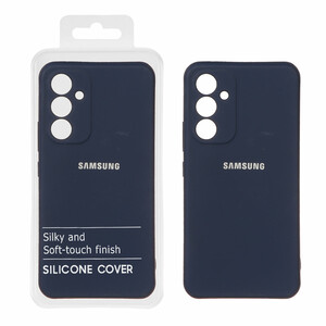 قاب نیو سیلیکون محافظ لنزدار RFF مدل Samsung Galaxy A54 - سرمه ای (پک دار)