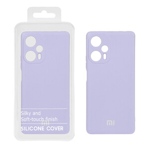 قاب نیو سیلیکون محافظ لنزدار RFF مدل Xiaomi Poco F5 - یاسی (پک دار)