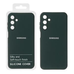 قاب نیو سیلیکون محافظ لنزدار RFF مدل Samsung Galaxy A15 - سبز تیره (پک دار)