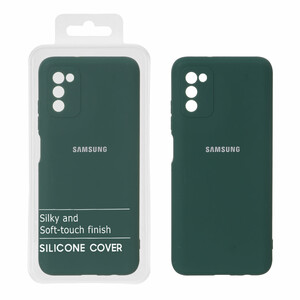 قاب نیو سیلیکون محافظ لنزدار RFF مدل Samsung Galaxy A03s / A02s - سبز (پک دار)