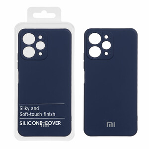 قاب نیو سیلیکون محافظ لنزدار RFF مدل Xiaomi Redmi 12 / Poco M6 Pro 5G - سرمه ای (پک دار)