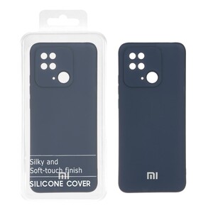 قاب نیو سیلیکون محافظ لنزدار RFF مدل Xiaomi Redmi 10C / Redmi 10 Power / Poco C40 - سرمه ای (پک دار)