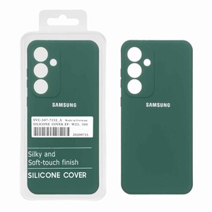 قاب نیو سیلیکون محافظ لنزدار RFF مدل Samsung Galaxy S25 FE - سبز (پک دار)