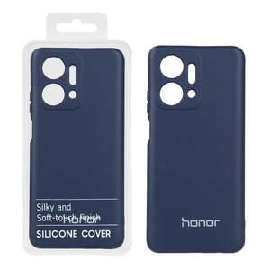 قاب نیو سیلیکون محافظ لنزدار RFF مدل Honor X7a - سرمه ای (پک دار)