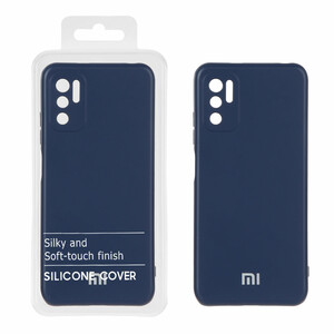 قاب نیو سیلیکون محافظ لنزدار RFF مدل Xiaomi Poco M3 Pro / Redmi Note 10 5G / Redmi Note 11 SE - سرمه ای (پک دار)