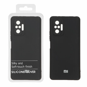 قاب نیو سیلیکون محافظ لنزدار RFF مدل Xiaomi Redmi Note 10 Pro 4G / Redmi Note 10 Pro Max - مشکی (پک دار)