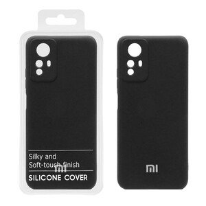 قاب نیو سیلیکون محافظ لنزدار RFF مدل Xiaomi Redmi Note 12S - مشکی (پک دار)