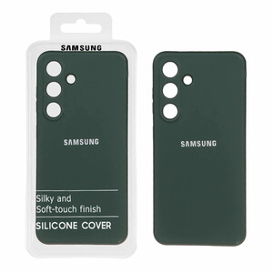 قاب نیو سیلیکون محافظ لنزدار RFF مدل Samsung Galaxy S24 - سبزتیره (پک دار)