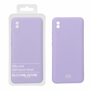قاب نیو سیلیکون محافظ لنزدار RFF مدل Xiaomi Redmi 9A / Redmi 9A Sport / Redmi 9AT - بنفش روشن (پک دار)