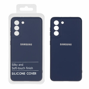 قاب نیو سیلیکون محافظ لنزدار RFF مدل Samsung Galaxy S21 - سرمه ای (پک دار)