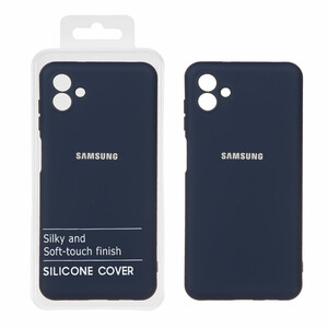 قاب نیو سیلیکون محافظ لنزدار RFF مدل Samsung Galaxy A04 / M13 5G - سرمه ای (پک دار)