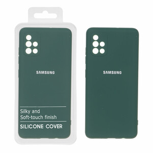 قاب نیو سیلیکون محافظ لنزدار RFF مدل Samsung Galaxy A51 / M40s - سبز (پک دار)