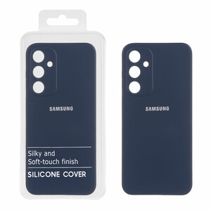 قاب نیو سیلیکون محافظ لنزدار RFF مدل Samsung Galaxy A35 - سرمه ای (پک دار)