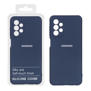 قاب نیو سیلیکون محافظ لنزدار RFF مدل Samsung Galaxy A23 - سرمه ای (پک دار)