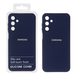 قاب نیو سیلیکون محافظ لنزدار RFF مدل Samsung Galaxy A15 - سرمه ای (پک دار)