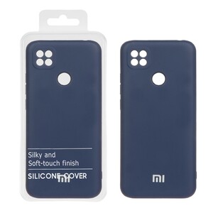 قاب نیو سیلیکون محافظ لنزدار RFF مدل Xiaomi Redmi 10A / Redmi 9C / Poco C31 - سرمه ای (پک دار)