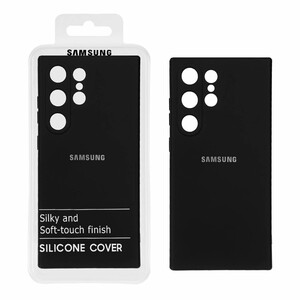 قاب نیو سیلیکون محافظ لنزدار RFF مدل Samsung Galaxy S24 Ultra - مشکی (پک دار)