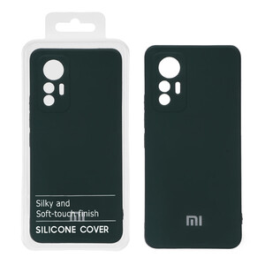 قاب نیو سیلیکون محافظ لنزدار RFF مدل Xiaomi 12 Lite -سبز تیره (پک دار)
