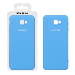 قاب نیو سیلیکون محافظ لنزدار RFF مدل Samsung Galaxy J7 Prime / G610 - آبی (پک دار)