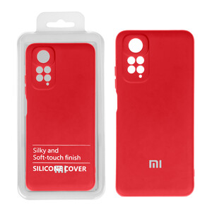 قاب نیو سیلیکون محافظ لنزدار RFF مدل Xiaomi Redmi Note 11S / Note 11 - 4G قرمز (پک دار)