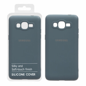 قاب نیو سیلیکون محافظ لنزدار RFF مدل Samsung Galaxy J2 Prime / G530 / Grand Prime - آبی فیلی (پک دار)