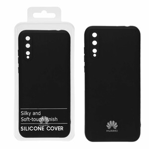 قاب نیو سیلیکون محافظ لنزدار RFF مدل Huawei Y8P - مشکی کد 9 (پک دار)