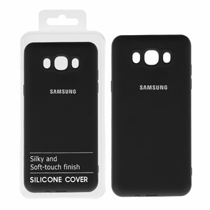 قاب نیو سیلیکون محافظ لنزدار RFF مدل Samsung j710 - مشکی (پک دار)