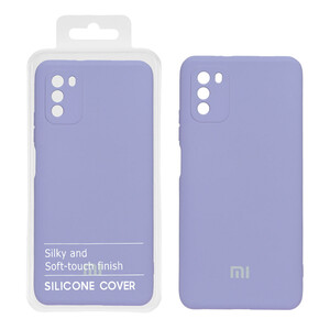 قاب نیو سیلیکون محافظ لنزدار RFF مدل Xiaomi Poco M3 - یاسی (پک دار)