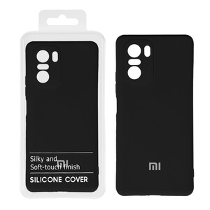 قاب نیو سیلیکون محافظ لنزدار RFF مدل Xiaomi Poco F3 / Mi 11i - مشکی (پک دار)