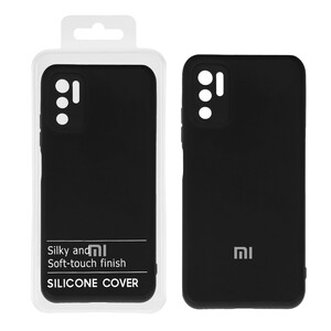 قاب نیو سیلیکون محافظ لنزدار RFF مدل Xiaomi Redmi Note 10 - 5G / Poco M3 Pro / Note 11 SE - مشکی (پک دار)