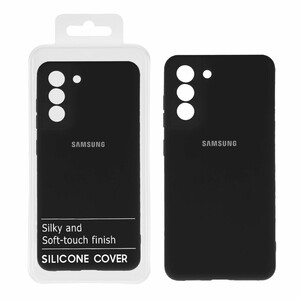 قاب نیو سیلیکون محافظ لنزدار RFF مدل Samsung S21 - مشکی کد7 (پک دار)