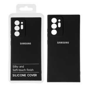 قاب نیو سیلیکون محافظ لنزدار RFF مدل Samsung Galaxy Note20 Ultra - مشکی (پک دار)