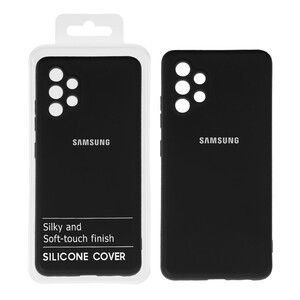 قاب نیو سیلیکون محافظ لنزدار RFF مدل Samsung A32 - 4G - مشکی (پک دار)