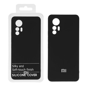 قاب نیو سیلیکون محافظ لنزدار RFF مدل Xiaomi 12 Lite - مشکی کد 6 (پک دار)