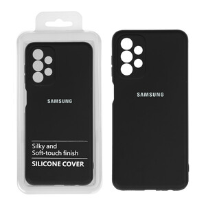 قاب نیو سیلیکون محافظ لنزدار RFF مدل Samsung A23 مشکی (پک دار)