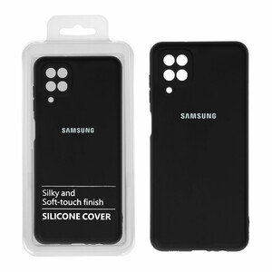 قاب نیو سیلیکون محافظ لنزدار RFF مدل Samsung A12 / M12 / F12 مشکی (پک دار)