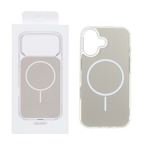 قاب پشت رنگی دور ژله ای با قابلیت شارژ MagSafe مدل Apple iPhone 17 - صحرایی (پک دار)