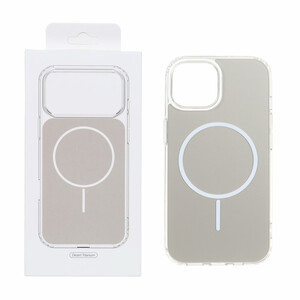 قاب پشت رنگی دور ژله ای با قابلیت شارژ MagSafe مدل Apple iPhone 15 / iPhone 14 / iPhone 13 - صحرایی (پک دار)
