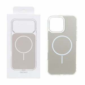قاب پشت رنگی دور ژله ای با قابلیت شارژ MagSafe مدل Apple iPhone 16 Pro Max - صحرایی (پک دار)