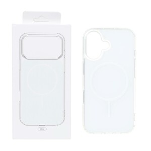 قاب پشت رنگی دور ژله ای با قابلیت شارژ MagSafe مدل Apple iPhone 16 - سفید (پک دار)