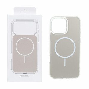 قاب پشت رنگی دور ژله ای با قابلیت شارژ MagSafe مدل Apple iPhone 15 Pro Max - صحرایی (پک دار)