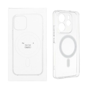 قاب شفاف Xiaomi Redmi Note 14 4G با قابلیت شارژ MagSafe (پک دار)