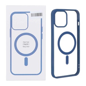 قاب شفاف Apple iPhone 12 Pro Max با قابلیت شارژ MagSafe - آبی (پک دار)