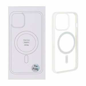 قاب شفاف Apple iPhone 13 Pro با قابلیت شارژ MagSafe - سفید (پک دار)