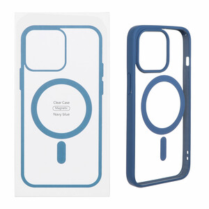 قاب شفاف Apple iPhone 13 Pro با قابلیت شارژ MagSafe - سرمه ای (پک دار)