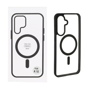 قاب شفاف Samsung Galaxy A56 / A36 با قابلیت شارژ MagSafe - مشکی (پک دار)